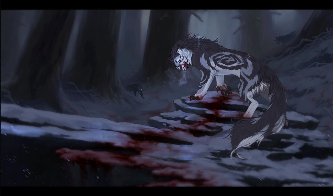 scene +regular shaded fullbody +cat silhouettes